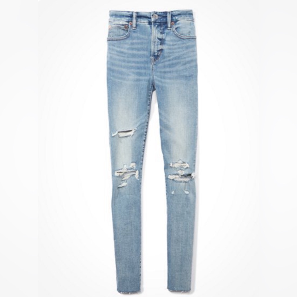 Ae Destroyed Skinny Jeans